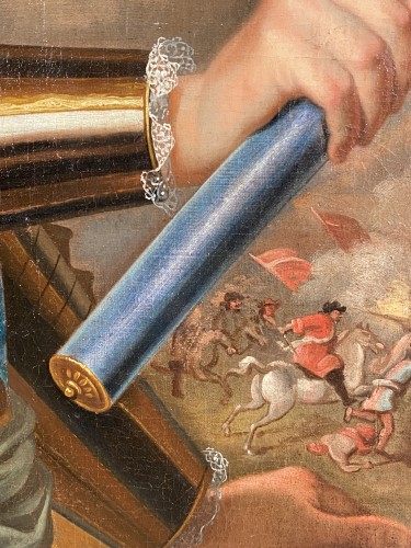 The Grand Dauphin at the Battle of Philippsbourg, 18th century - Louis XIV