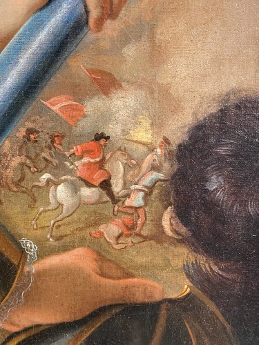 Louis XIV - The Grand Dauphin at the Battle of Philippsbourg, 18th century