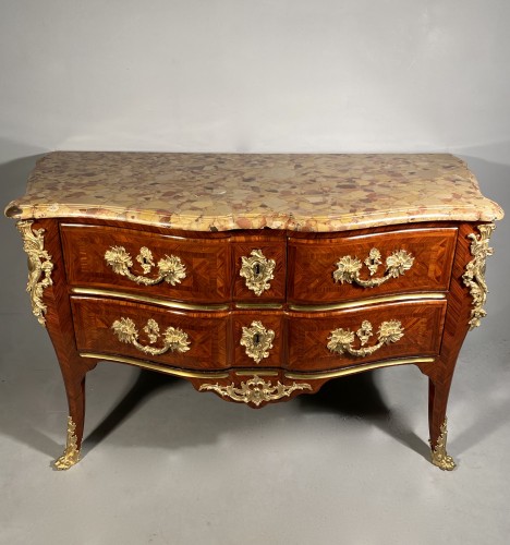 Louis XV - Important chest of drawers stamped ID circa 1740