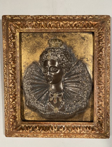 Paire de plaques en fer damasquiné, G.Dupré vers 1600 - Renaissance