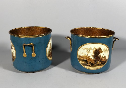 Antiquités - Pair of bottle buckets, Paris circa 1770.