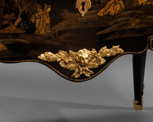 Antiquités - European lacquer commode by Roussel, Paris circa 176