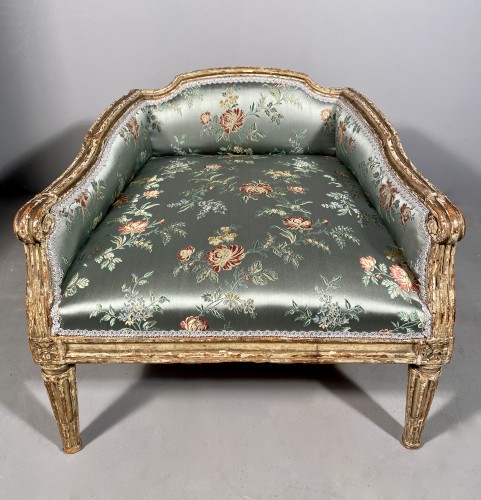 Seating  - Chancellor stool, stamped F. Foliot, Paris circa 1780