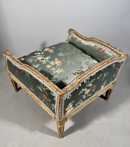 Chancellor stool, stamped F. Foliot, Paris circa 1780 - Louis XVI