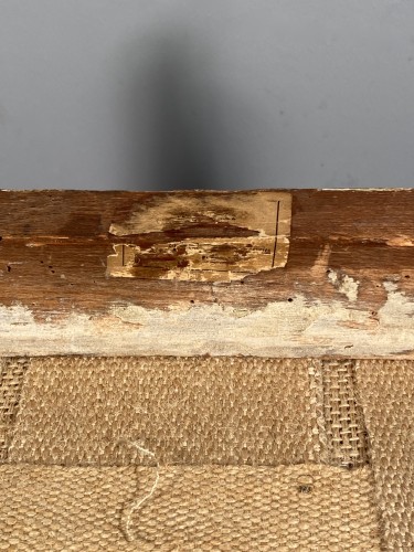 Antiquités - Chancellor stool, stamped F. Foliot, Paris circa 1780