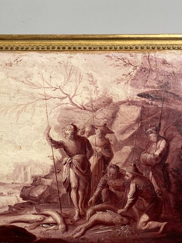 Les pêcheurs chinois, attribué à Vigoureux Duplessis 18e siècle - Franck Baptiste Provence