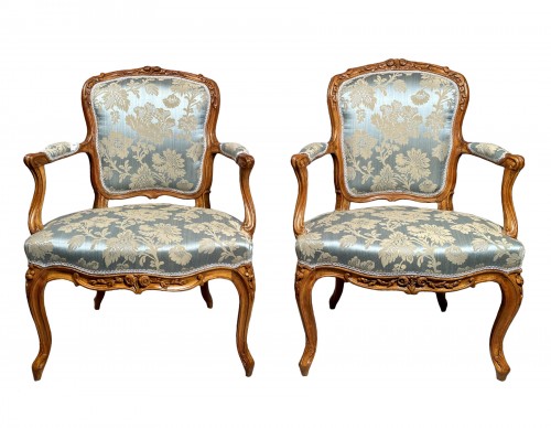 Pair of convertibles by Chenevat, ep Louis XV circa 1765