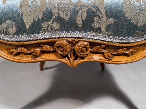 Pair of convertibles by Chenevat, ep Louis XV circa 1765 - Seating Style Louis XV