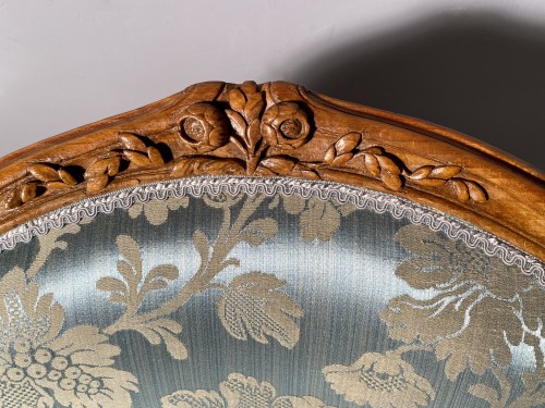 Seating  - Pair of convertibles by Chenevat, ep Louis XV circa 1765