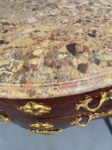 Antiquités - Commode Louis XV par Delaitre et Migeon vers 1740