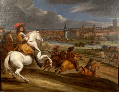 Louis XIV - Louis XIV in front of Kortrijk, Atelier Van der Meulen around 1667