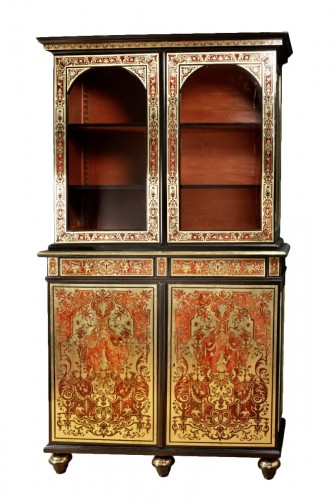 Boulle marquetry bookcase by Nicolas Sageot circa 1700