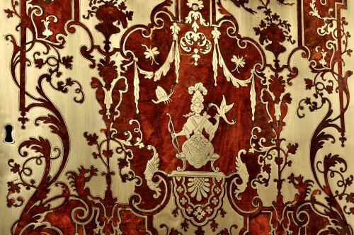 Bibliothèque en marqueterie boulle par Nicolas Sageot vers 1700 - Mobilier Style Louis XIV