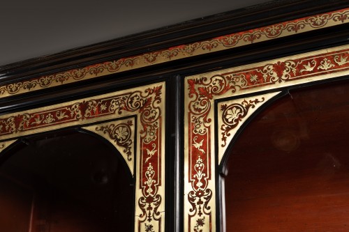 Bibliothèque en marqueterie boulle par Nicolas Sageot vers 1700 - Franck Baptiste Provence