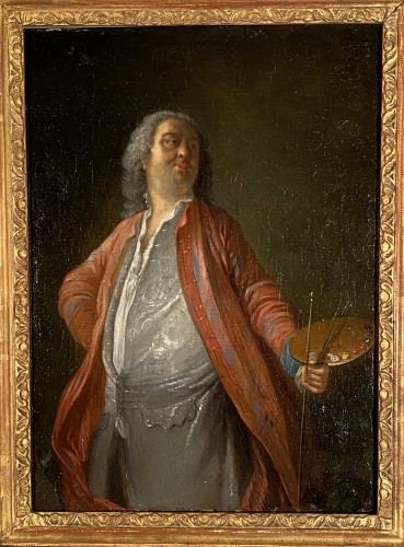 XVIIIe siècle - Autoportrait du peintre Jacques de Lajoüe vers 1737
