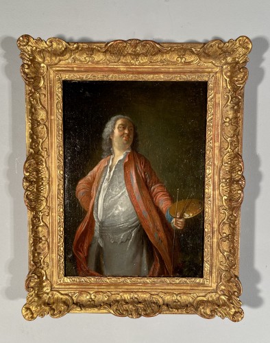 Self-portrait of the painter Jacques de Lajoüe around 1737 - Louis XV