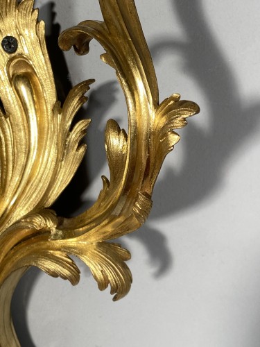 Louis XV - Paire d'appliques au C couronné vers 1750