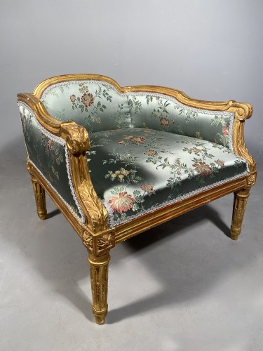 18th century - Royal French stool, Paris circa 1780