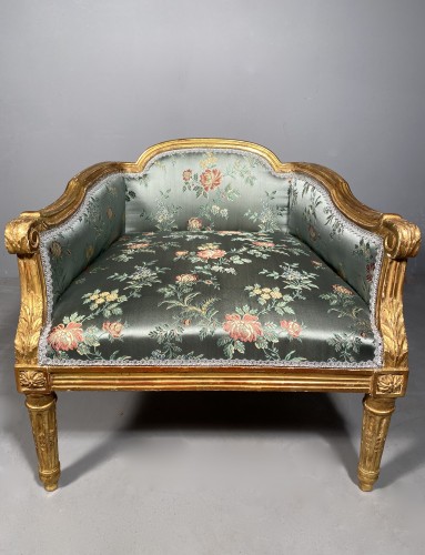 Antiquités - Royal French stool, Paris circa 1780