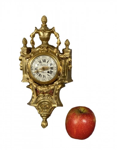 Cartel de carrosse en bronze doré vers 1775