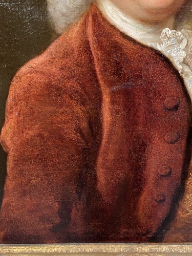 Paintings & Drawings  - Portrait of a Man, French School Circa 1740