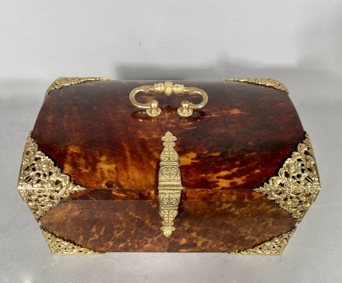 Tortoise shell box, Spanish Colonies 18th century - Louis XVI