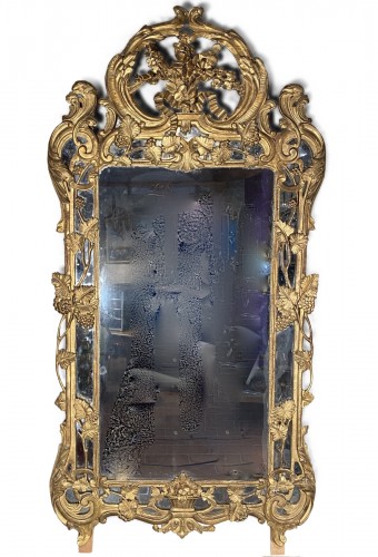 Beaucaire mirror, Louis XV period circa 1770
