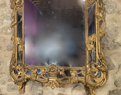 Mirrors, Trumeau  - Beaucaire mirror, Louis XV period circa 1770