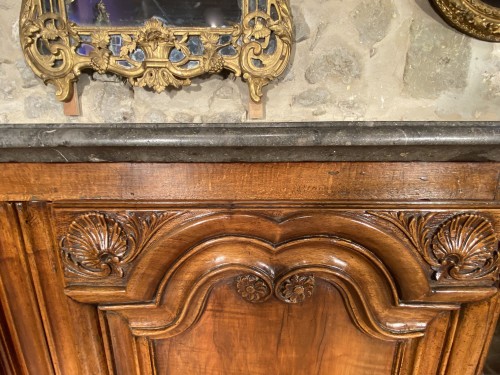 Hunting buffet in walnut, Lyon Regency period - French Regence