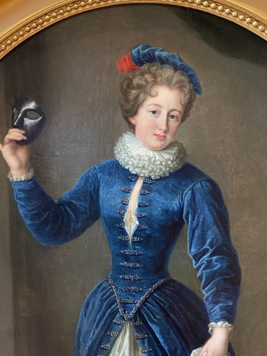 Melle de Bourbon Conti, attributed to Pierre Gobert circa 1720 - French Regence