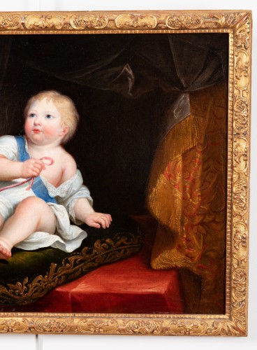 XVIIe siècle - Portrait du duc de Berry enfant, atelier de P. Mignard vers 1687-88