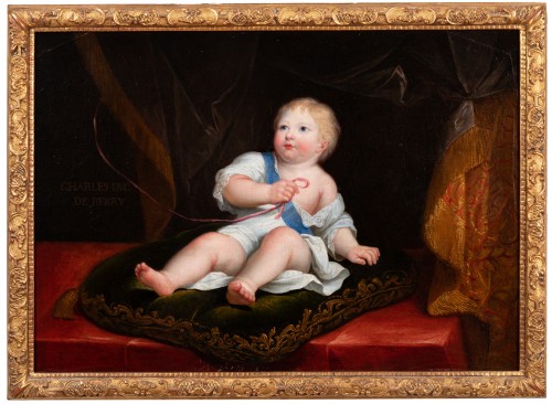 Louis XIV - Portrait of the Duke of Berry as a child, P. Mignard&#039;s workshop circa 1687-