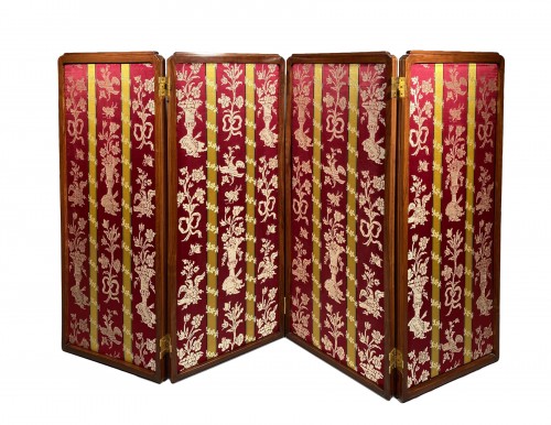 Paravent de cheminée en bois de rose, Paris vers 1775