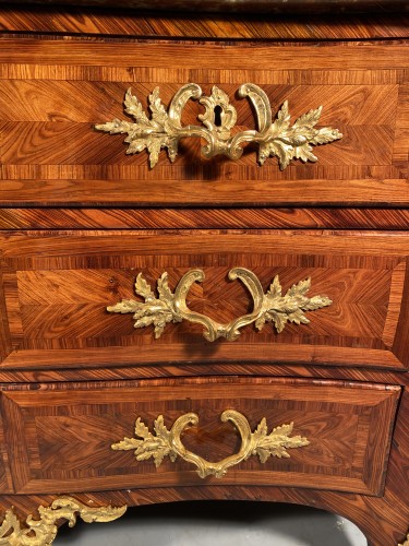 Furniture  - Commode in kingwood, Louis XV period by Jacques Dubois