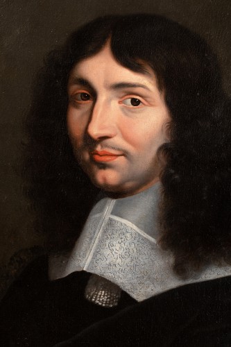 Paintings & Drawings  - Portrait of Jean Baptiste Colbert, monogrammed CL and dated 1662