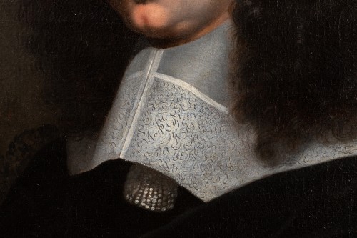 Portrait of Jean Baptiste Colbert, monogrammed CL and dated 1662 - 