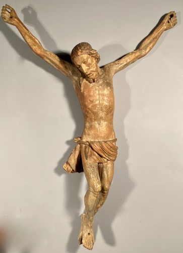 XVIe siècle et avant - Christ en bois de tilleul, Pays germaniques vers 1500