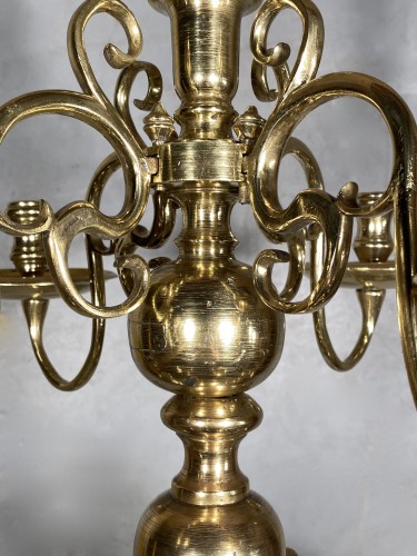 Small chandelier with ten lights, Holland 17th century - 