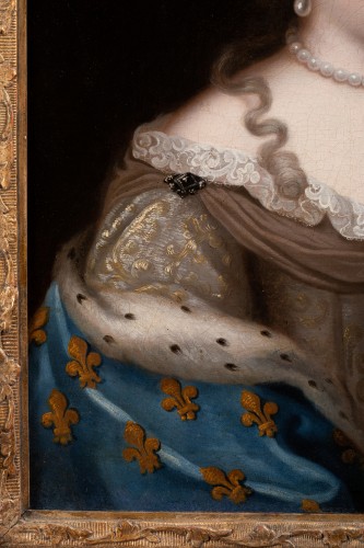 XVIIe siècle - Portrait de la reine Marie Thérèse d’Autriche attribué aux Beaubrun