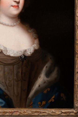 Portrait de la reine Marie Thérèse d’Autriche attribué aux Beaubrun - Louis XIV