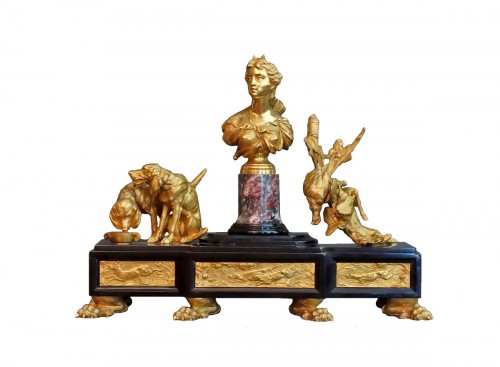 Important Furniture Monument Of 19th Cynegetic Trophies