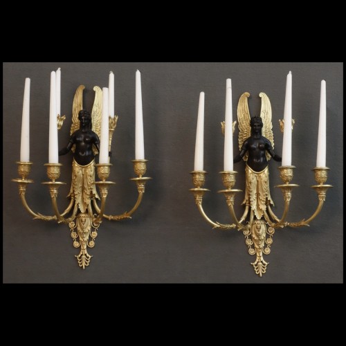 Pair Of Empire Period Sconces - 