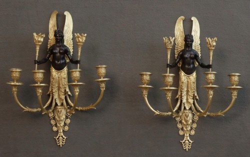 Empire - Pair Of Empire Period Sconces