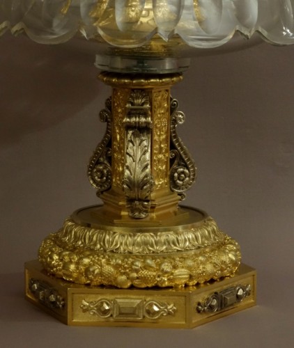 Objet de décoration Cassolettes, coupe et vase - Centre de table du XIXe siècle