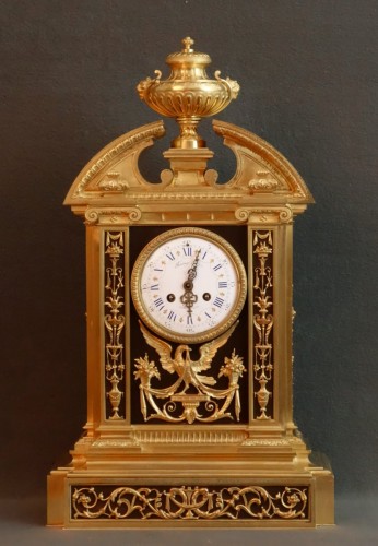 Horlogerie Pendule - Pendule et ses candélabres de Raingo XIXe
