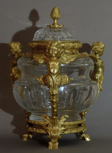 Objet de décoration Cassolettes, coupe et vase - Paire de grands pots pourris fin XIXe