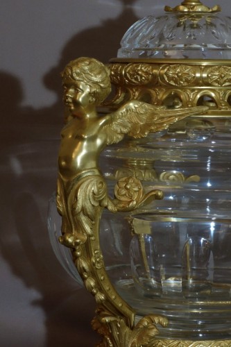 Paire de grands pots pourris fin XIXe - Antiquités Garnier
