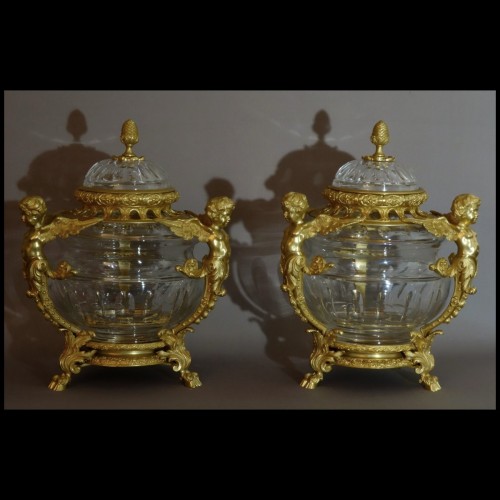 Antiquités - Important Pair  Of « Pot Pourri » Late 19th century
