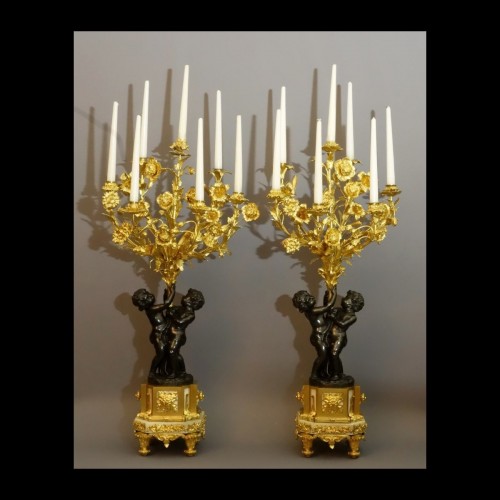  - Pair Of Very Important 19th century Candelabras