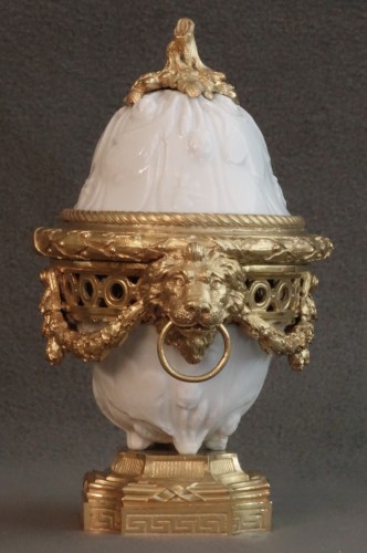 Objet de décoration Cassolettes, coupe et vase - Paire de pots pourris d'alcôve d'époque Louis XVI
